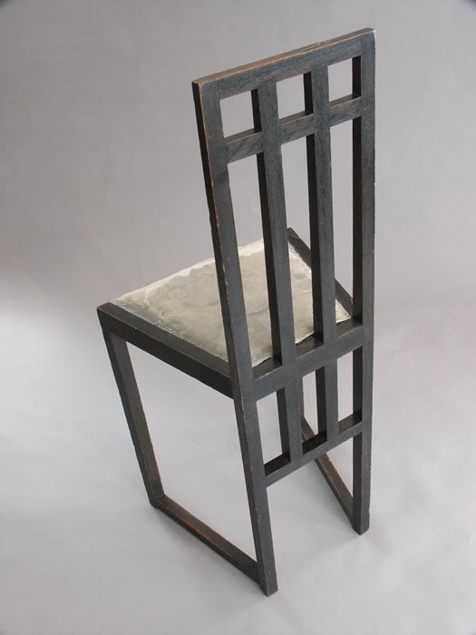 Highback Chair, J. Hoffmann, 1904, Museum of Modern Art